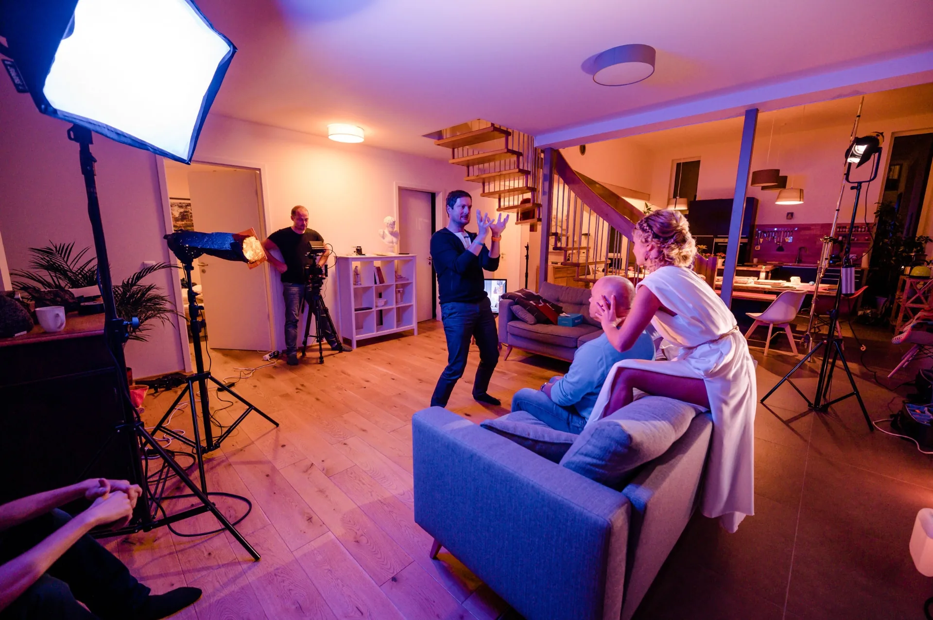 Filmset Regie